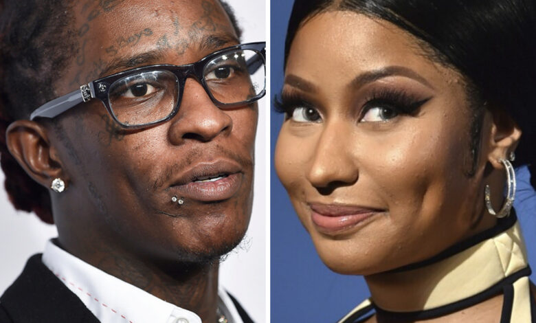 Young Thug Picks Nicki Minaj As One Of His Top 5 Female Artistes Of All Time, Yours Truly, News, September 25, 2022