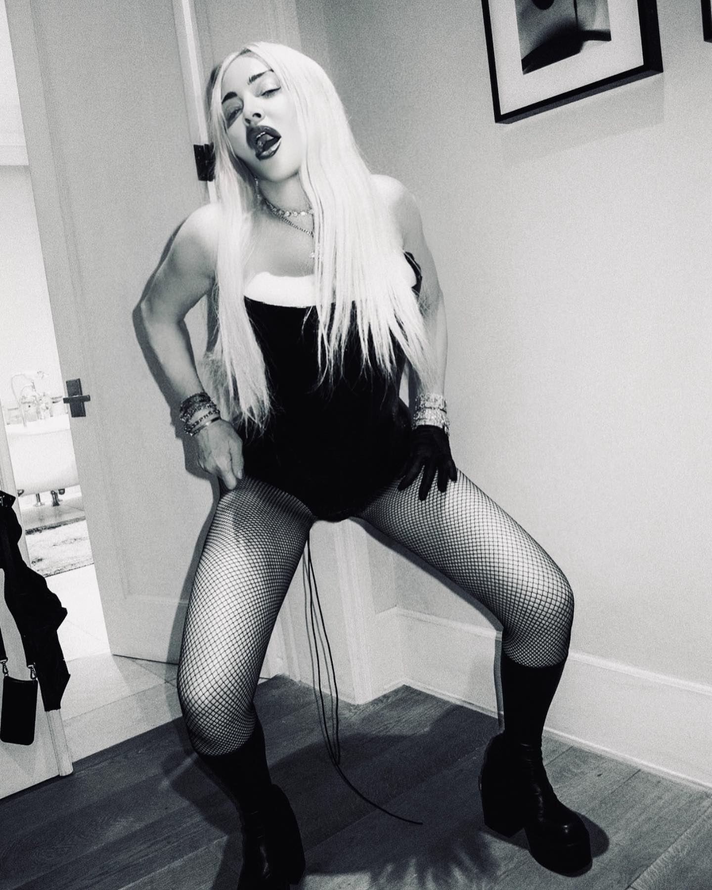 Madonna, At 63, Shows Off Her Killer Legs And Outfit In New Provocative Instagram Photos, Yours Truly, News, September 25, 2022