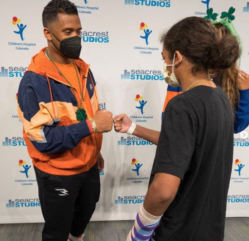 Russell And Ciara Wilson Pay A Visit To The Patients At Colorado Children’s Hospital, Yours Truly, News, February 23, 2024