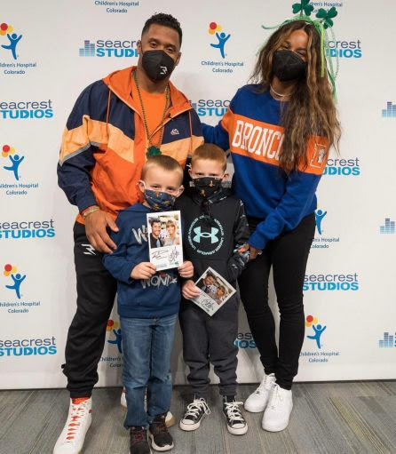 Russell And Ciara Wilson Pay A Visit To The Patients At Colorado Children’s Hospital, Yours Truly, News, February 23, 2024