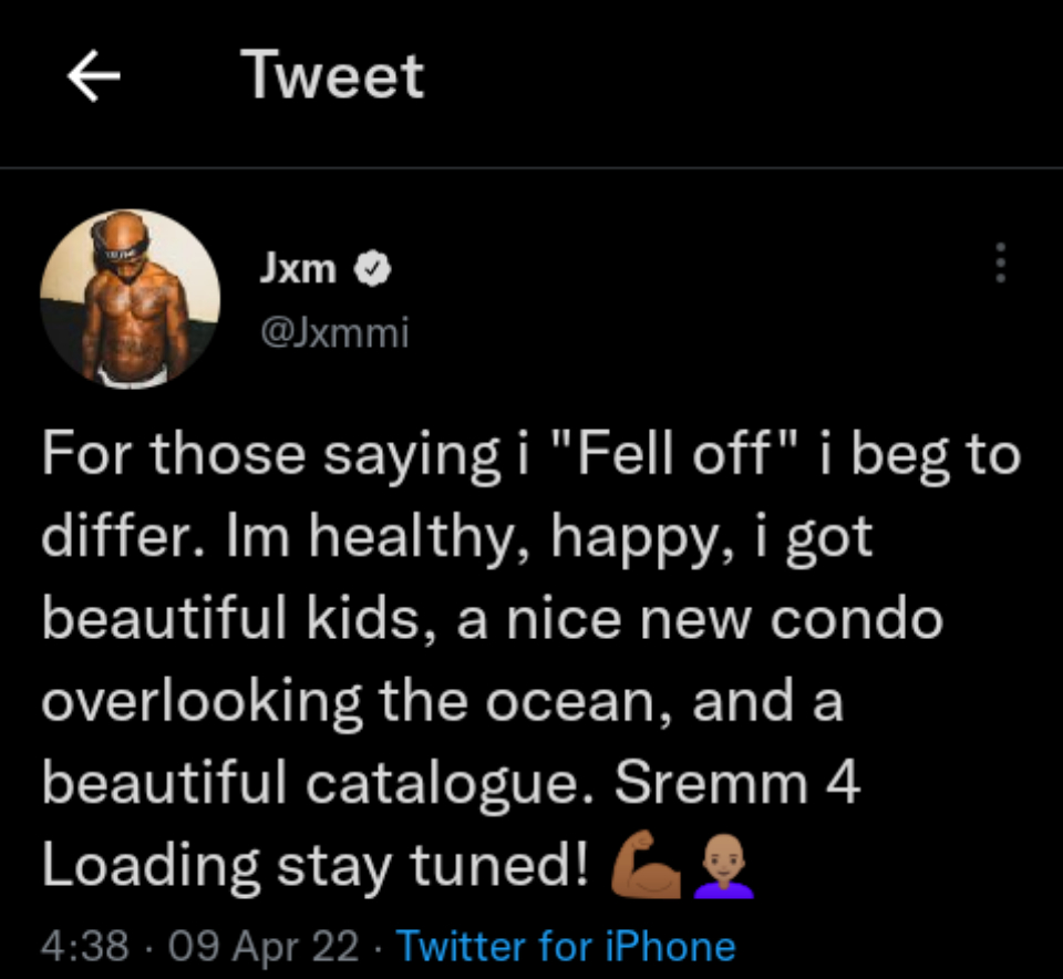 Slim Jxmmi Straightens Out His Twitter Trolls, As He Also Teases New Rae Sremmurd Album, Yours Truly, News, April 18, 2024