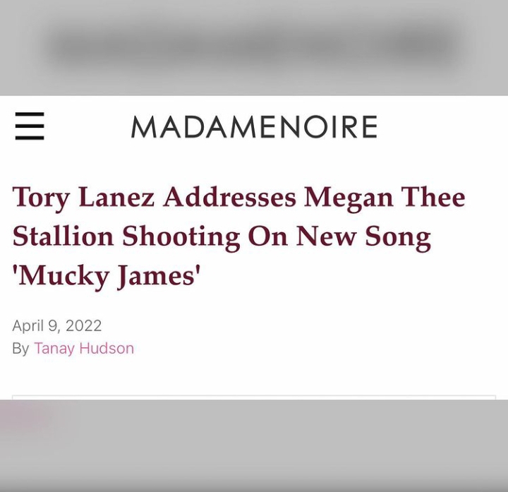 Mucky James: Tory Lanez Denies Referencing Megan Thee Stallion &Amp; Court Case In New Song, Yours Truly, News, February 28, 2024