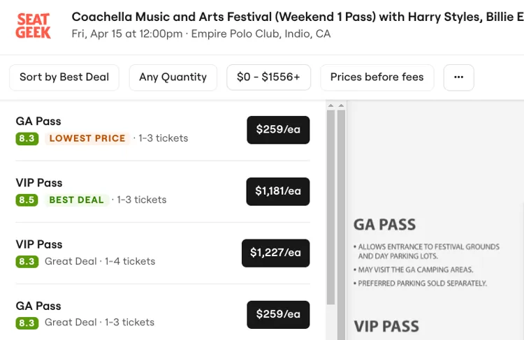 Coachella Secondary Ticket Prices Tank Following Kanye West'S Withdrawal, Yours Truly, News, March 2, 2024