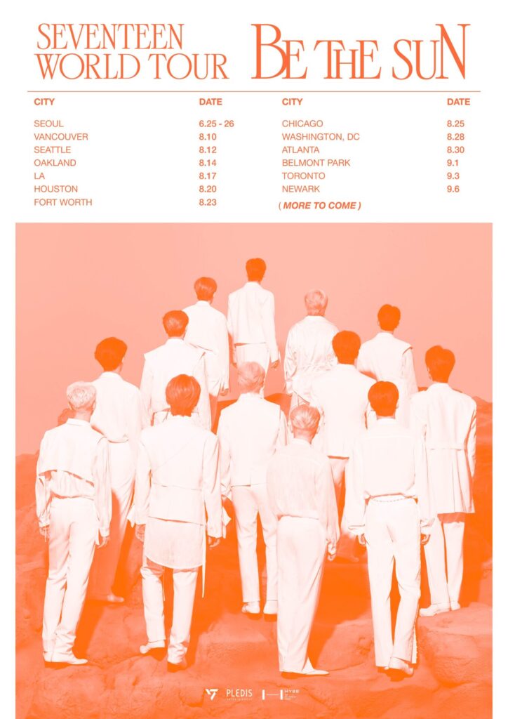 Seventeen Announces Dates For Their World Tour, Yours Truly, News, September 25, 2022