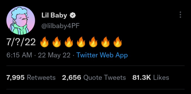 Lil Baby Announces Release Of New Music Is Set For July, Yours Truly, News, October 4, 2023
