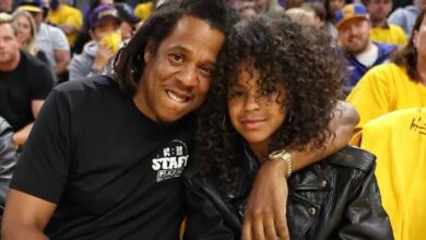 At Game 5 Of The Nba Finals, Jay-Z Has An &Quot;Embarrassing Father&Quot; Moment With His Daughter, Blue Ivy, Yours Truly, Jay-Z, August 8, 2022