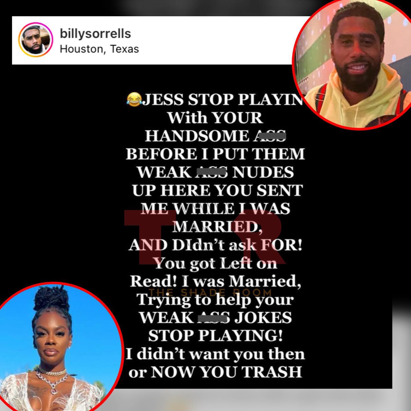 Jess Hilarious &Amp; Billy Sorrells Bicker Over Omission From 50 Cent’s Show, Yours Truly, News, August 9, 2022