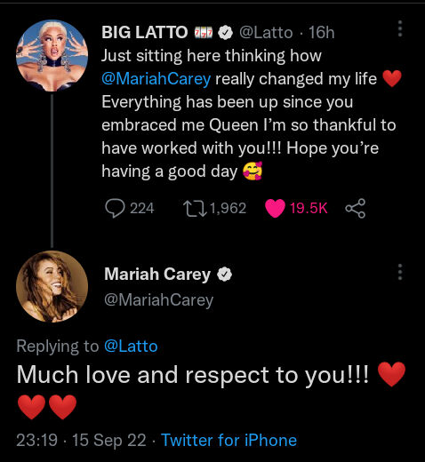 According To Latto, Mariah Carey Boosted Her Career, Yours Truly, News, February 27, 2024