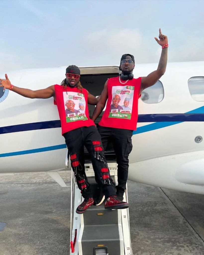 P-Square Is Welcomed By Peter Obi For His Campaign In Port Harcourt, Yours Truly, News, December 1, 2023