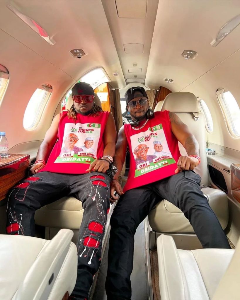 P-Square Is Welcomed By Peter Obi For His Campaign In Port Harcourt, Yours Truly, News, March 23, 2023