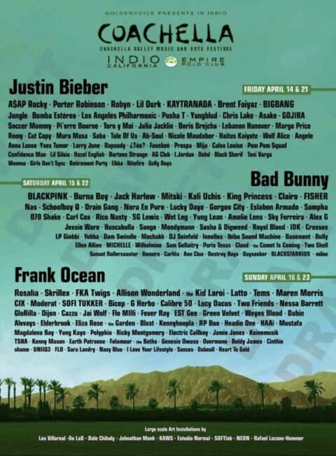 Burna Boy, Tems, And Asake Are Reported To Be Included In Coachella 2023'S Lineup, Yours Truly, News, December 1, 2023