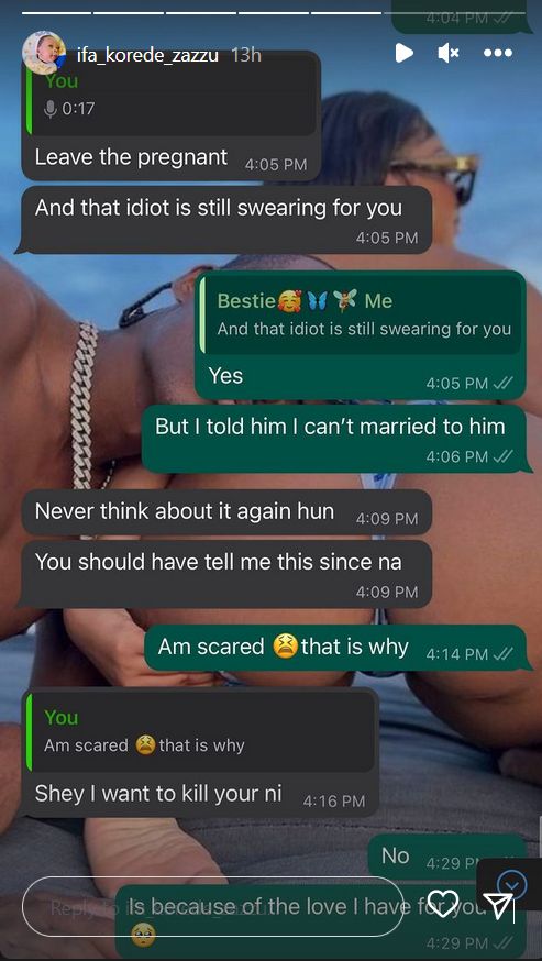 Alleged Screenshots Of Portable'S 2Nd Wife’s Chats With Another Man Emerge, Yours Truly, Top Stories, June 4, 2023