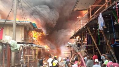 Fire Breaks Out In Lagos' Balogun Market And Razes Down Shops, Yours Truly, Balogun Market, May 28, 2023