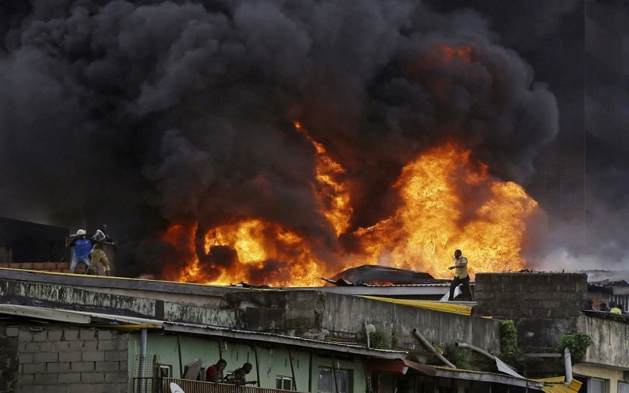 Another Balogun Market Fire : Shops Destroyed As Fire Breaks Out, Yours Truly, Top Stories, April 2, 2023