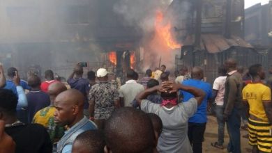 Another Balogun Market Fire : Shops Destroyed As Fire Breaks Out, Yours Truly, Balogun Market, March 2, 2024