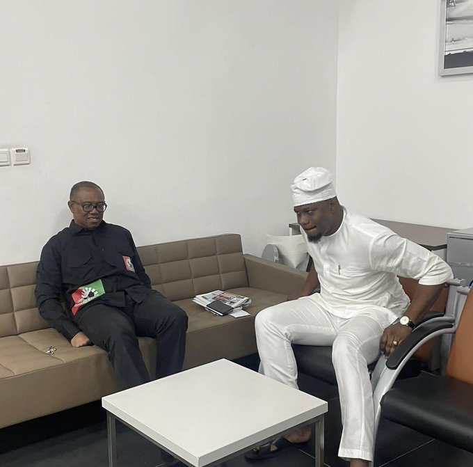 Photo Of Peter Obi &Amp; Gbadebo Rhodes Sleeping At Airport Goes Viral, Yours Truly, Top Stories, June 7, 2023