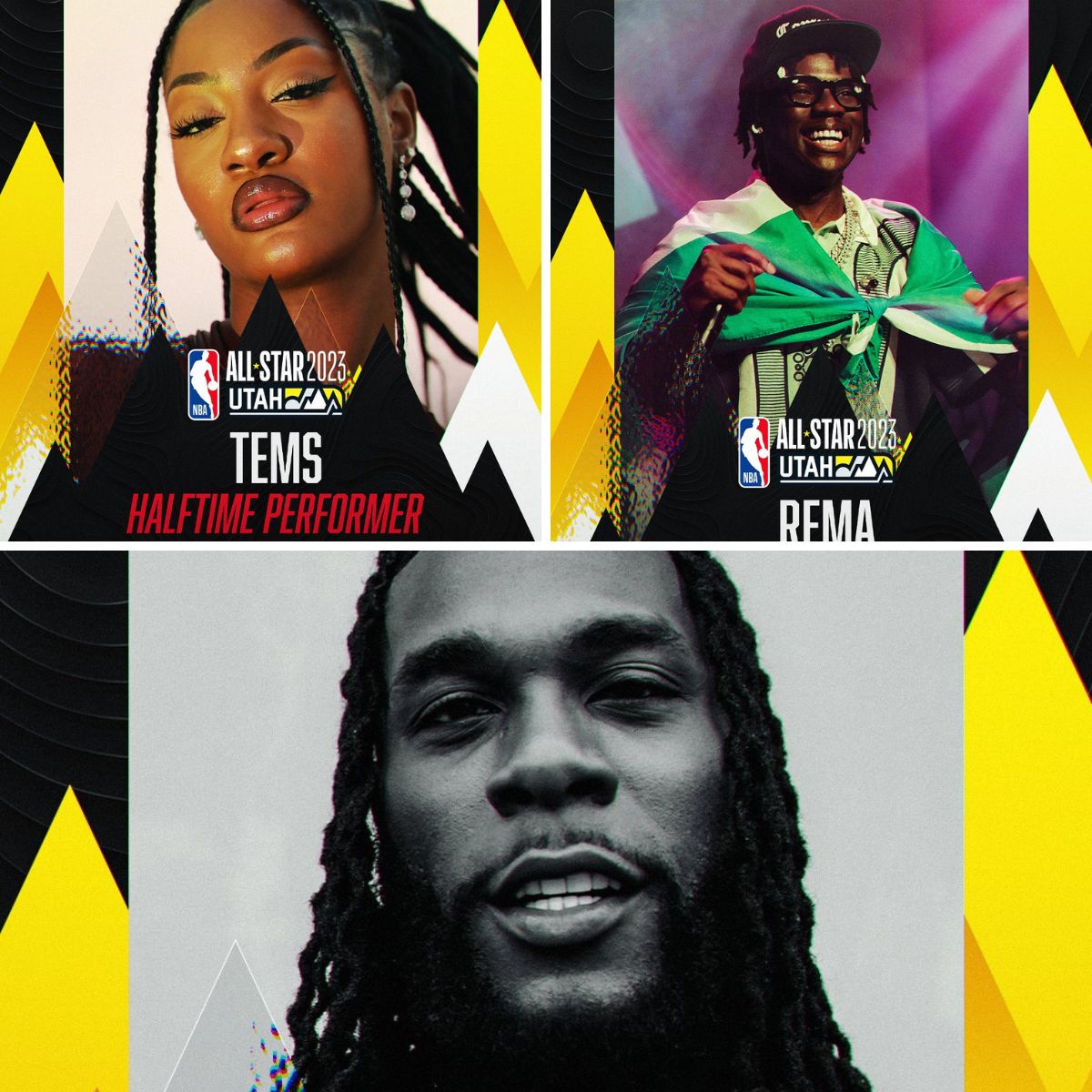 Watch Burna Boy, Tems, Rema &Amp; Post Malone Nba All-Star Performance, Yours Truly, News, September 23, 2023