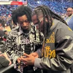 Collaboration On The Way?: Burna Boy &Amp; 21 Savage Exchange Contacts At Nba All-Star Game, Yours Truly, News, February 21, 2024