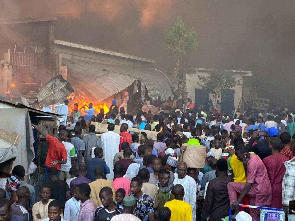 Fire Guts Popular Monday Market In Maiduguri, Yours Truly, Top Stories, September 23, 2023