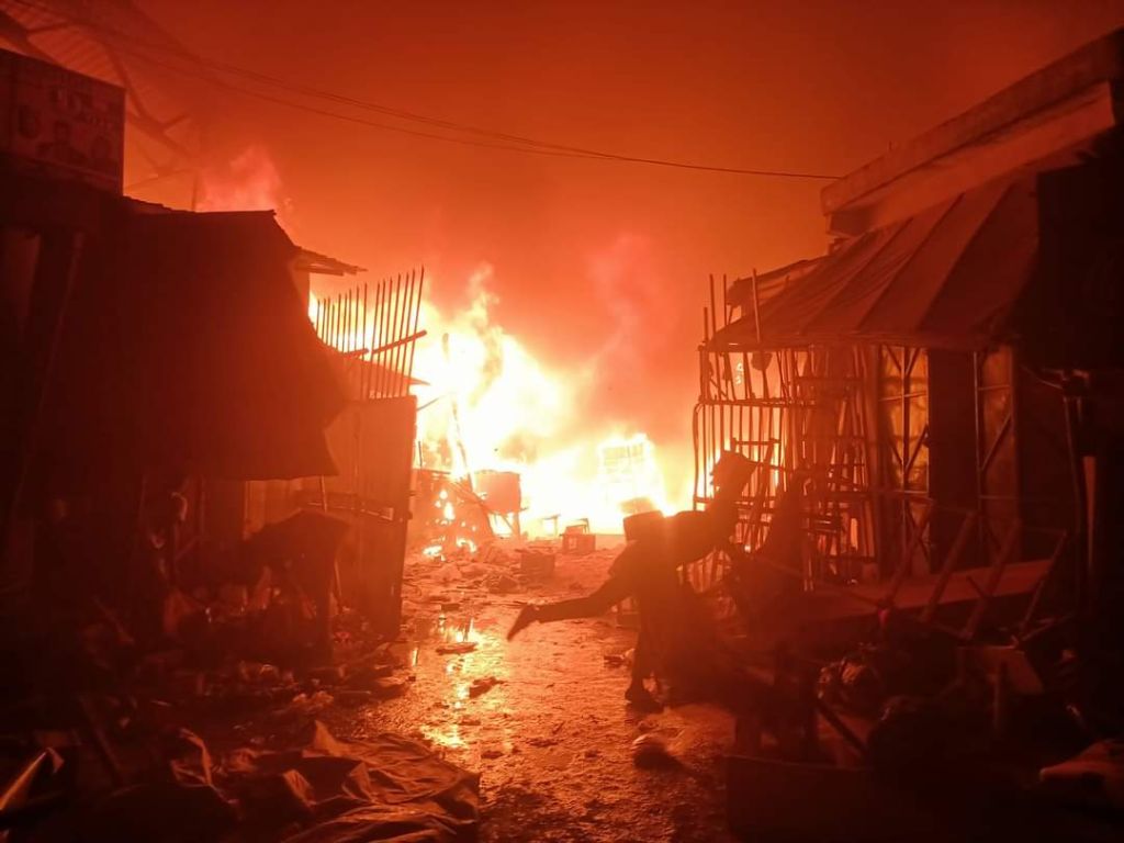 Fire Guts Popular Monday Market In Maiduguri, Yours Truly, Top Stories, September 23, 2023