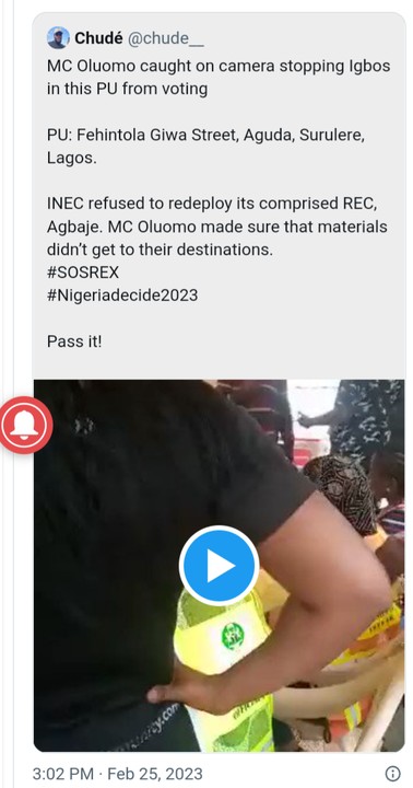 2023 Elections: Lagos Police To Investigate Video Allegedly Threatening Igbos To Vote For Apc, Yours Truly, Top Stories, November 28, 2023