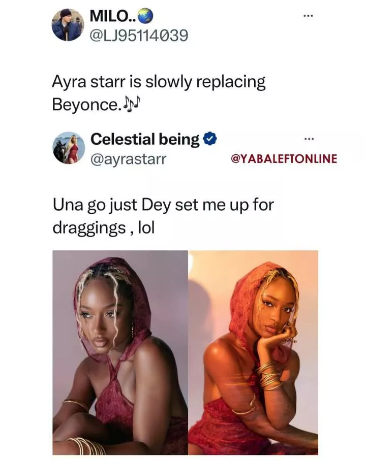 Ayra Starr Responds To Fan'S Irrational Comparisons With Beyoncé, Yours Truly, News, June 7, 2023