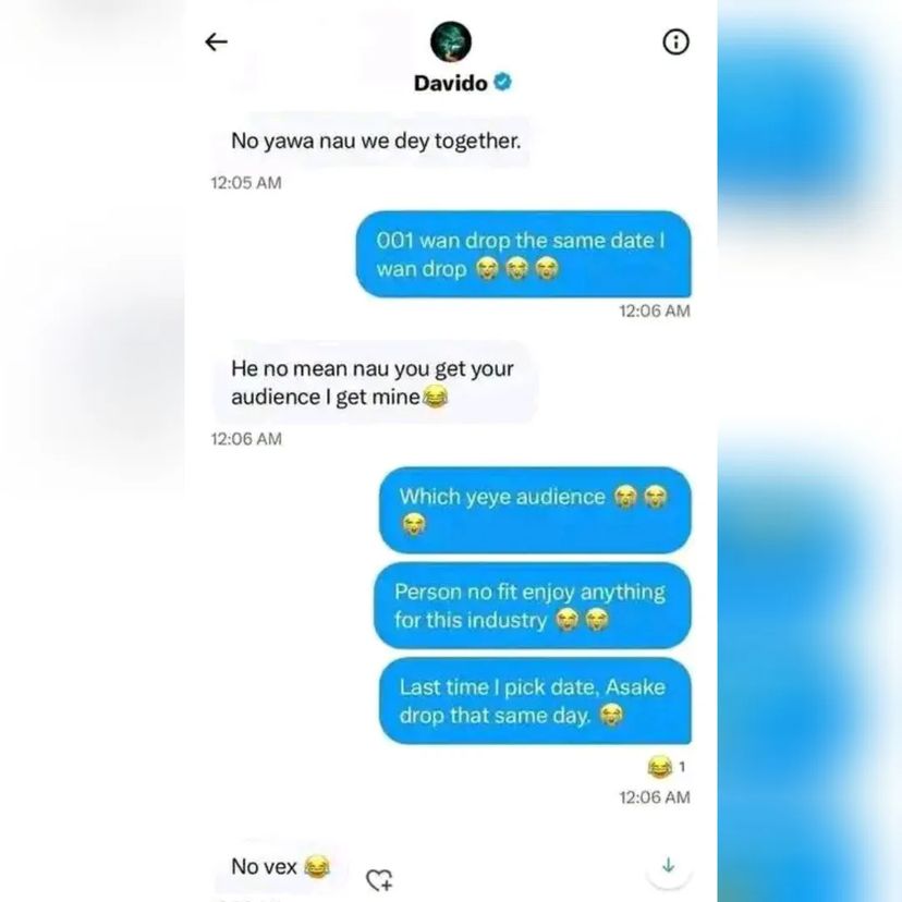Davido And Blaqbonez’s Leaked Conversation Ignite Social Media With Fan Reactions, Yours Truly, News, March 3, 2024
