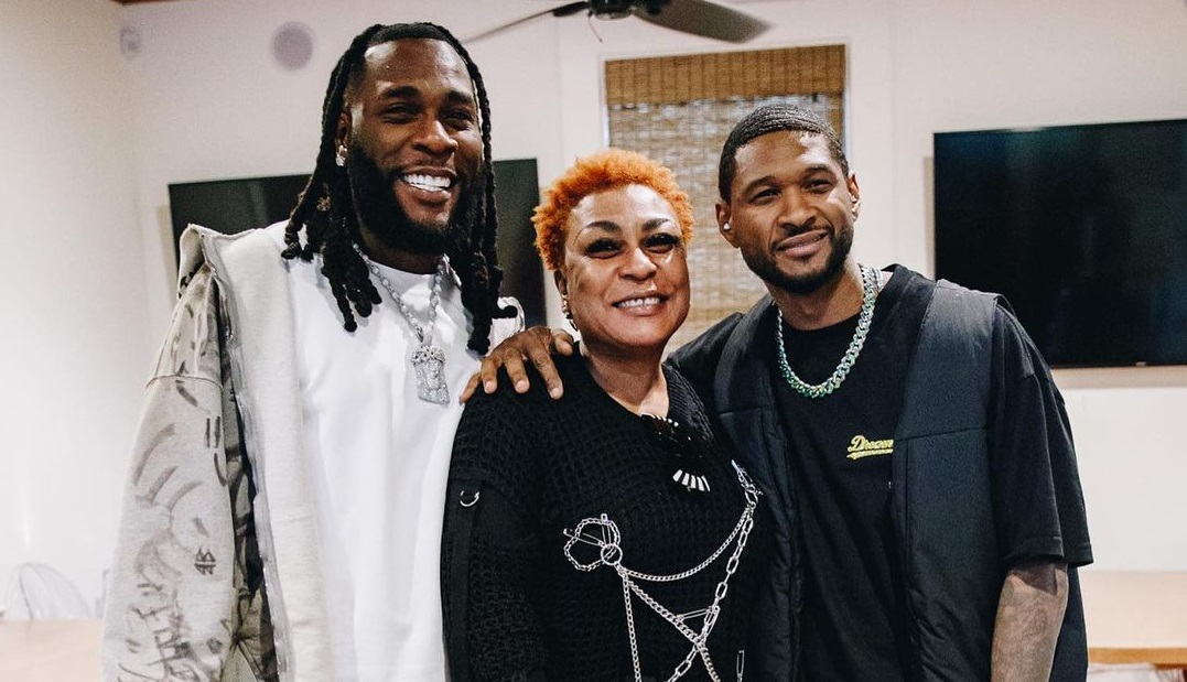 Burna Boy'S Mom Meets Usher At Dreamville Festival, Yours Truly, News, February 24, 2024