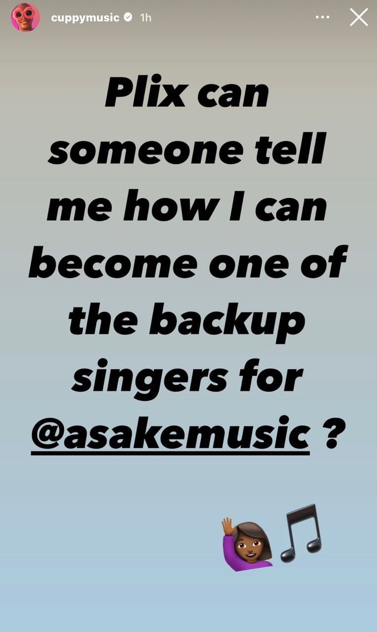 Dj Cuppy Expresses Interest In Becoming Asake'S Backup Singer, Yours Truly, News, March 1, 2024