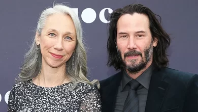 Keanu Reeves And His Partner Alexandra Grant Exchange A Surprise Public Kiss, Yours Truly, Keanu Reeves, April 16, 2024