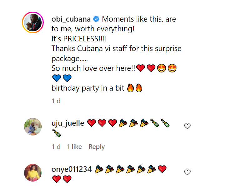 Obi Cubana'S Birthday Bash Features Davido, Heartfelt Staff Surprise, Yours Truly, News, December 1, 2023