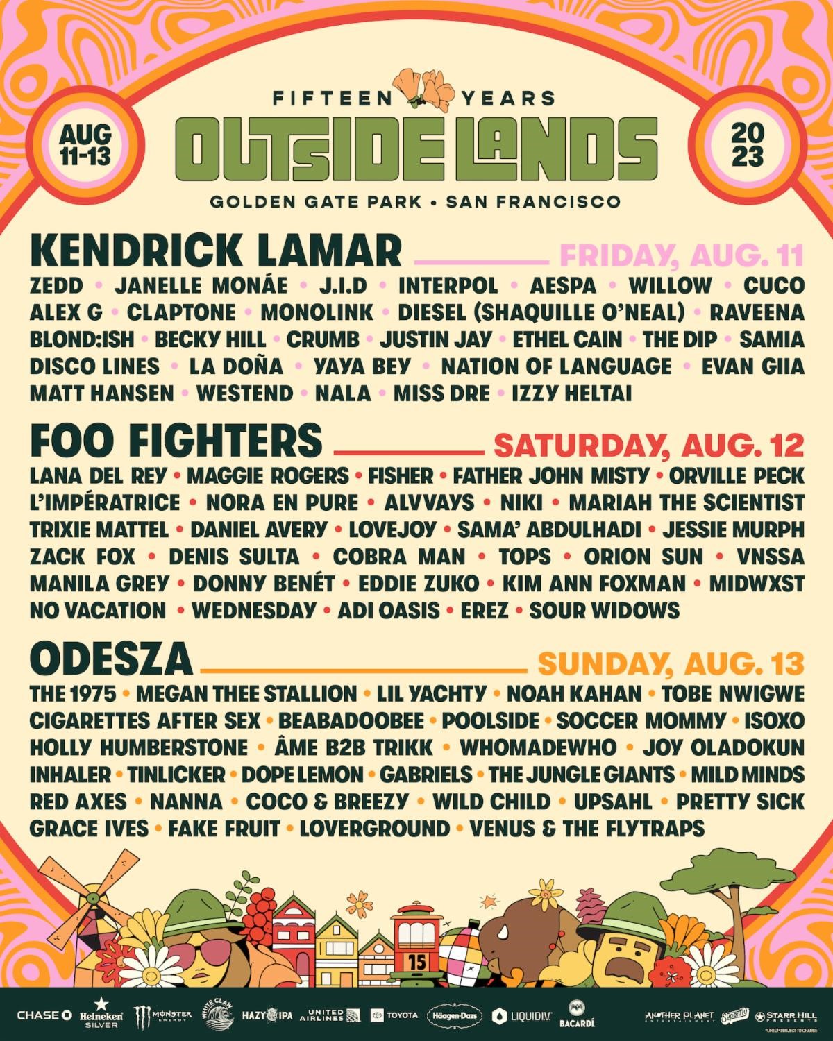 Outside Lands 2023 Single-Day Tickets On Sale Now, Yours Truly, News, May 3, 2024