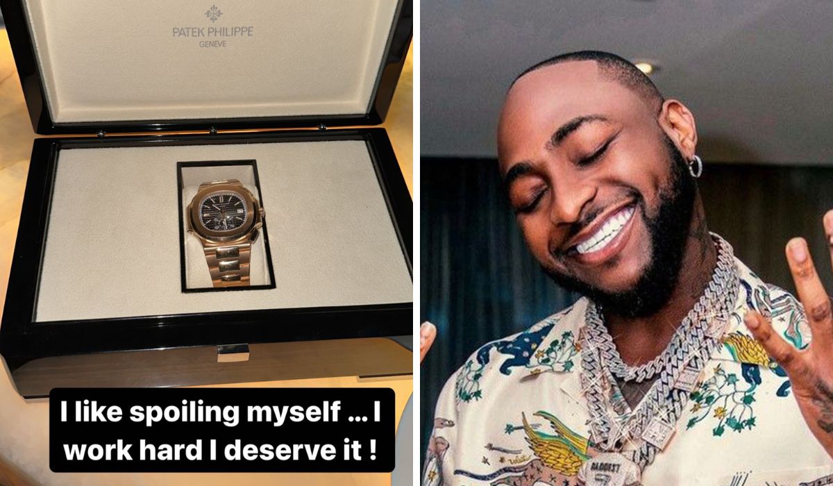 Davido Acquires Rare &Amp; Exclusive Patek Philippe Watch, Yours Truly, News, December 4, 2023