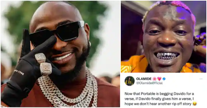 Portable Asks Davido For A Feature, Shares Video Of Their Exchange, Yours Truly, News, June 1, 2023