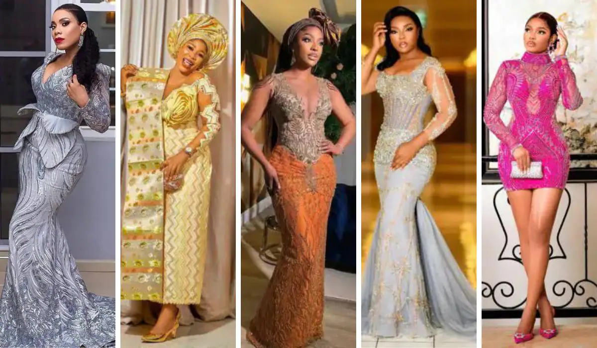 35 Best Nigerian Lace Gown Styles For Ladies in 2023