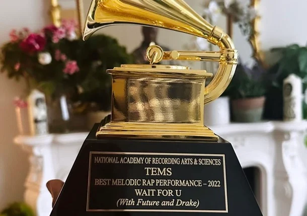 Tems Receives Her First Grammy Award Plaque, Yours Truly, News, February 25, 2024