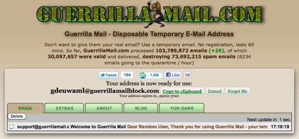 Best Fake Temporary Email Websites/Generators, Yours Truly, Tips, November 28, 2023