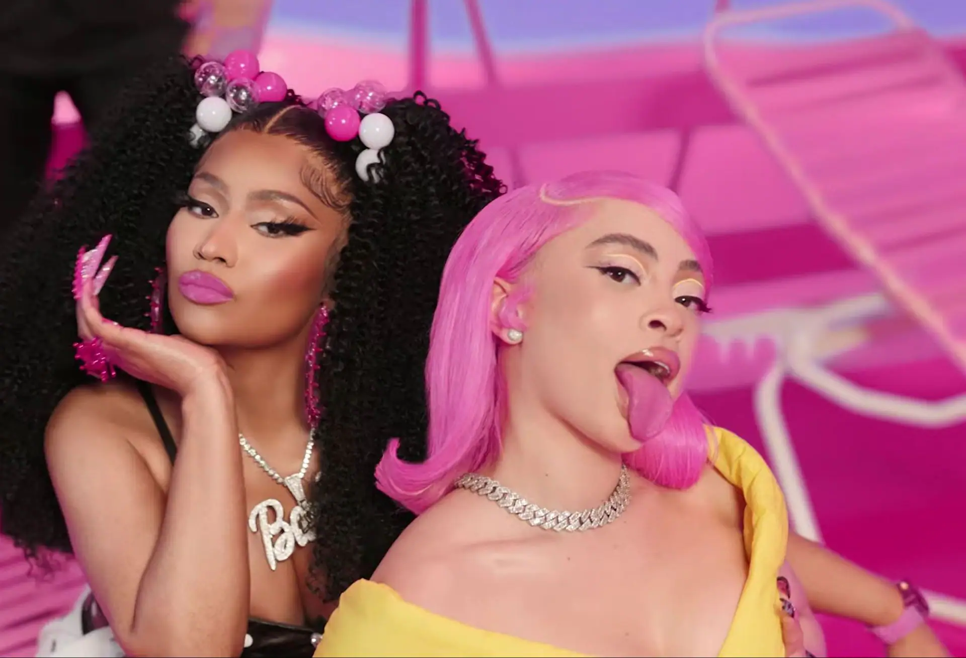 Nicki Minaj And Ice Spice Link Up For Barbie World, Yours Truly, News, April 28, 2024