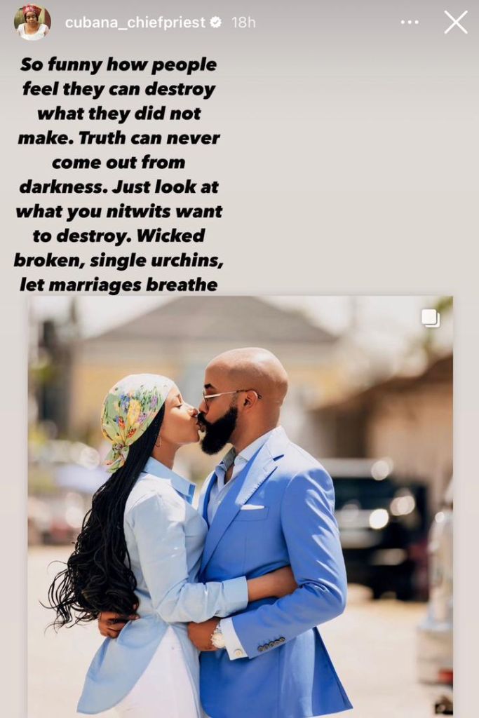 Cubana Chiefpriest Defends Banky W; Tells Critics To “Let Marriages Breathe”, Yours Truly, News, April 27, 2024