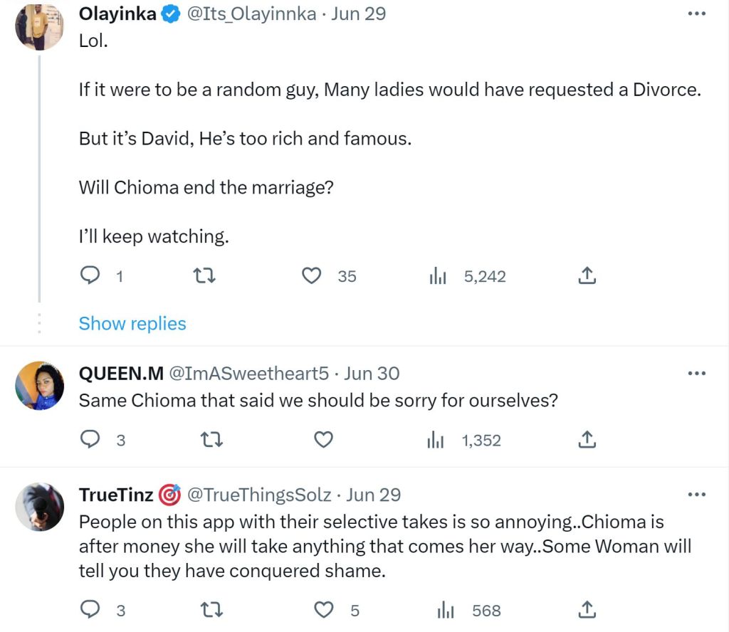 Kemi Olunloyo Has Disclosed That Davido'S Wife, Chioma, Has Been Hospitalized Following His Cheating Allegations, Yours Truly, News, September 23, 2023