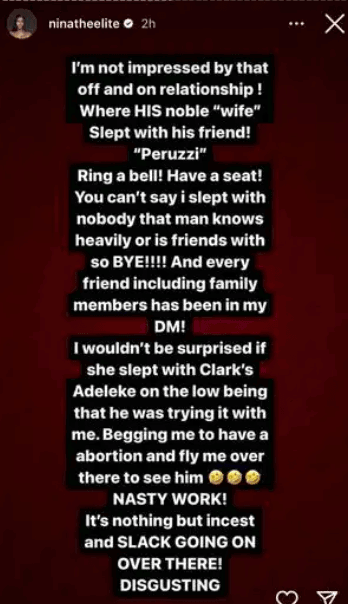 Anita Brown Accuses Peruzzi Of Sleeping With Davido'S Wife, Chioma, And Has Announced She'S Coming To Nigeria Soon, Yours Truly, News, May 13, 2024