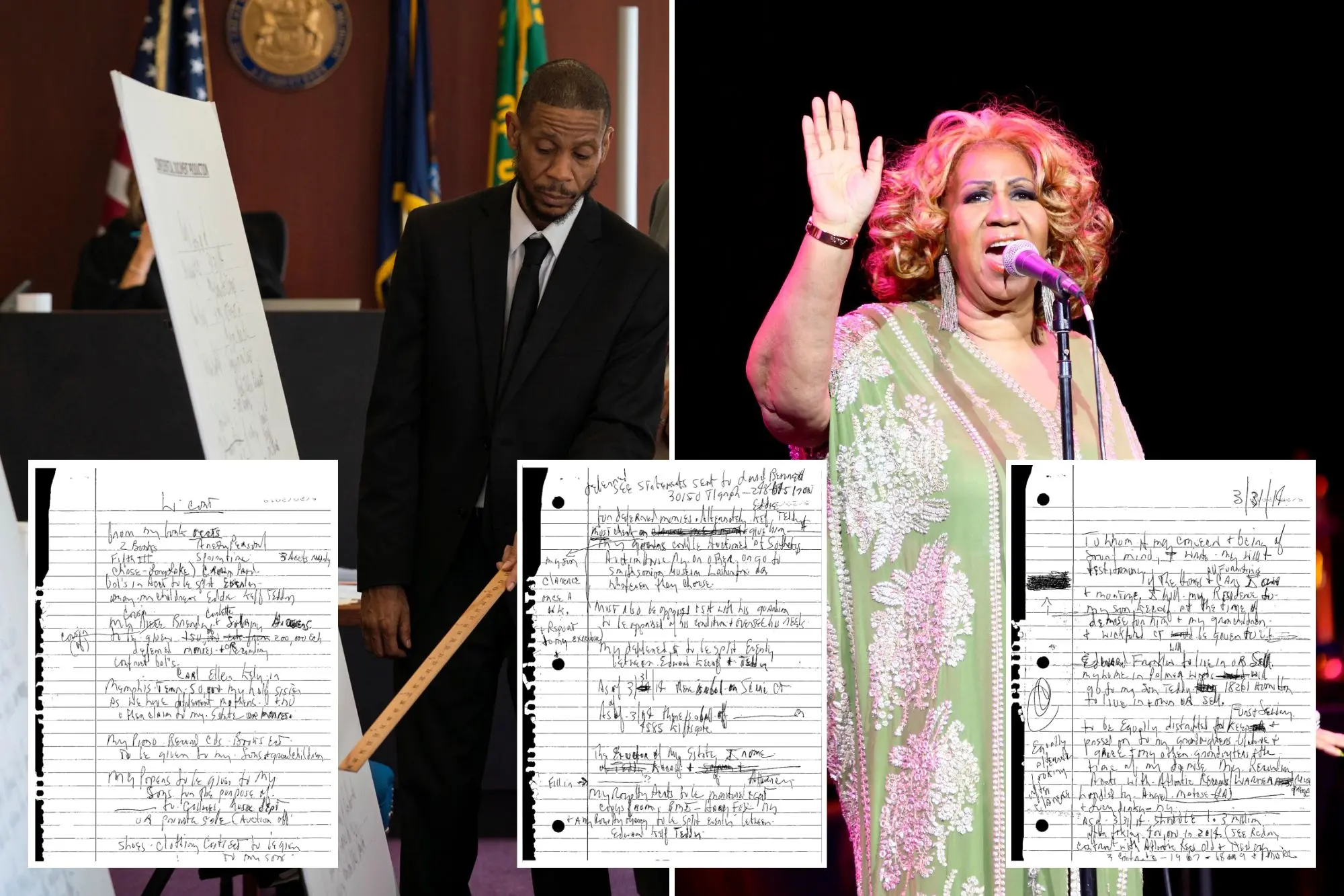 Finally, Aretha Franklin’s Handwritten Will Found In Sofa &Quot;Ruled Valid&Quot; By Jury; Gives Verdict, Yours Truly, News, May 1, 2024