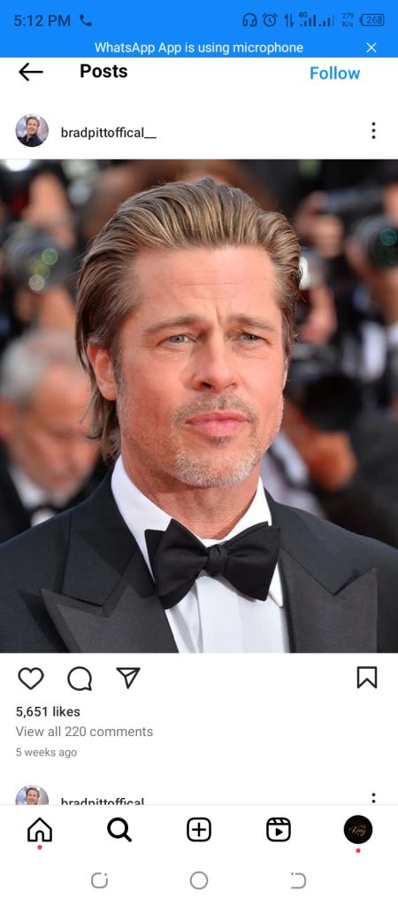 Brad Pitt, Yours Truly, People, May 16, 2024