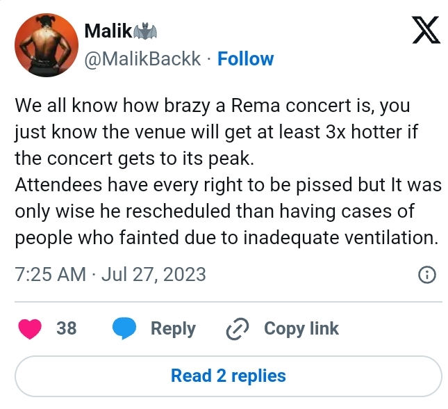 Rema Cancels Atlanta Concert, Yours Truly, News, December 4, 2023