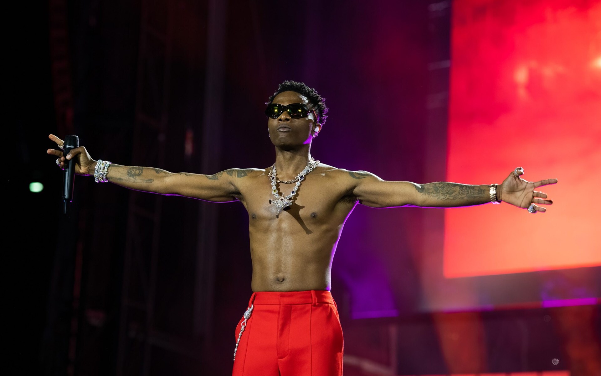 Musicians Including Seyi Vibez, L.a. X, Rexxie, And Others Attend Wizkid'S Epic Gig At Tottenham Hotspur Stadium, Yours Truly, News, November 29, 2023