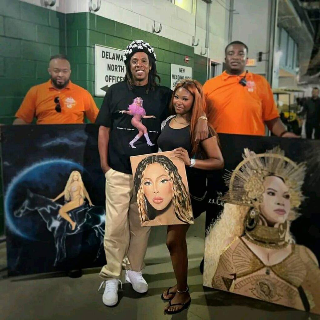 Jay Z Sends Internet In A Frenzy; Purchases Artwork Of Beyoncé From Talented Artist, Yours Truly, News, December 2, 2023