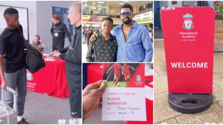 Basketmouth’s Only Son, Jason Joins Liverpool Football Academy, Yours Truly, News, March 2, 2024