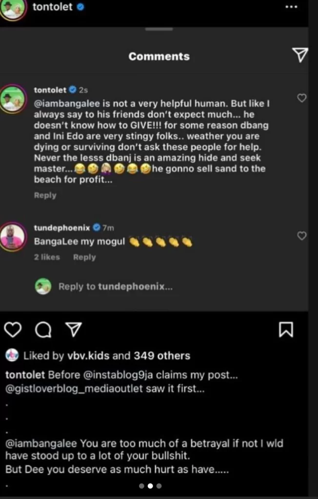 Tonto Dikeh Calls Out D'Banj, Ini Edo; Says “Even If You’re Dying, Don’t Ask...”, Yours Truly, News, February 24, 2024