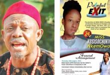 Nollywood Icon Nkem Owoh Mourns The Loss Of His Daughter, Yours Truly, News, April 30, 2024