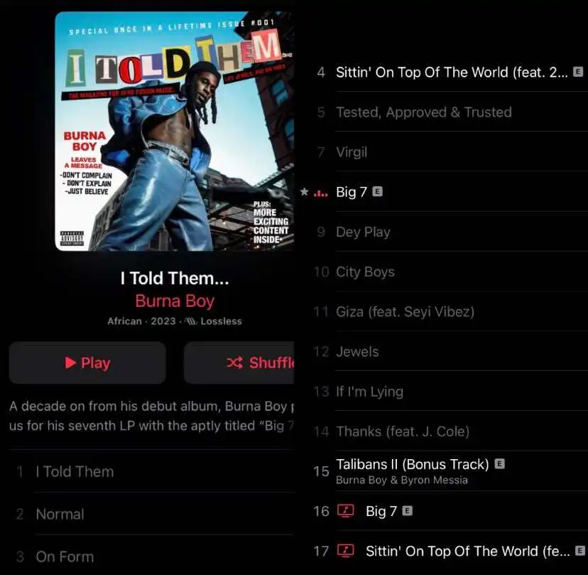 Burna Boy Releases Tracklist For Album “I Told Them…”; Announces Album Out On Friday 25 August, Yours Truly, News, May 12, 2024